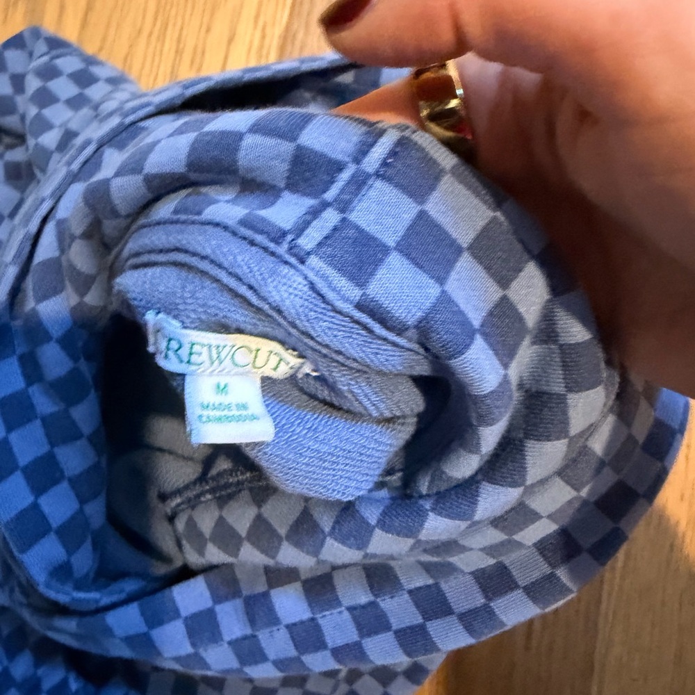 Crewcuts Blue Checkered Kids Matching Set - Picture 3 of 3